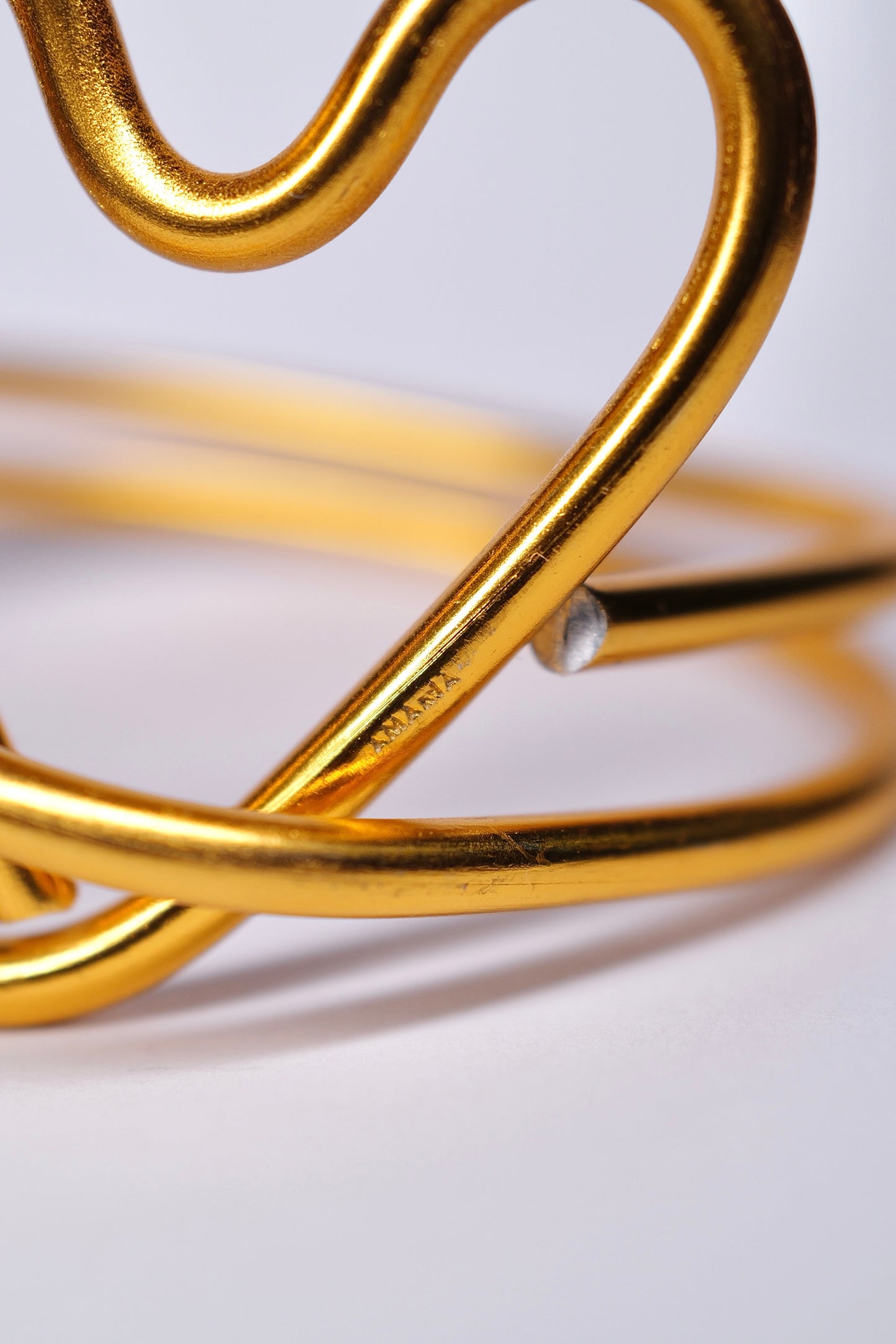 Easy Love bangle- Dirty Golden