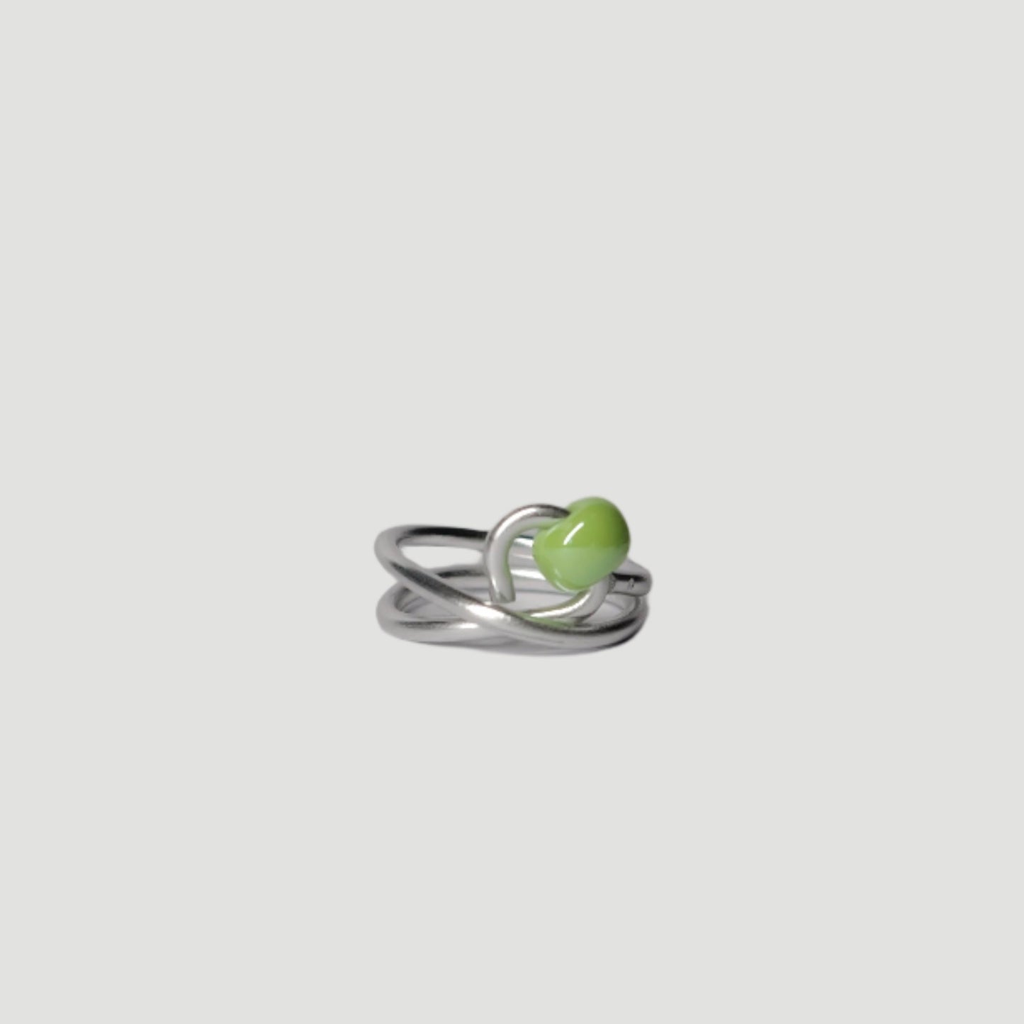 Loop - silver / green