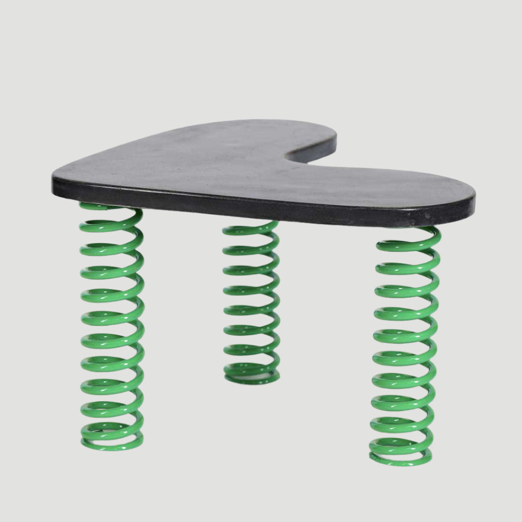 Easy Love - Coffee Table Dark Concrete & Green Springs