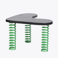 Easy Love - Coffee Table Dark Concrete & Green Springs