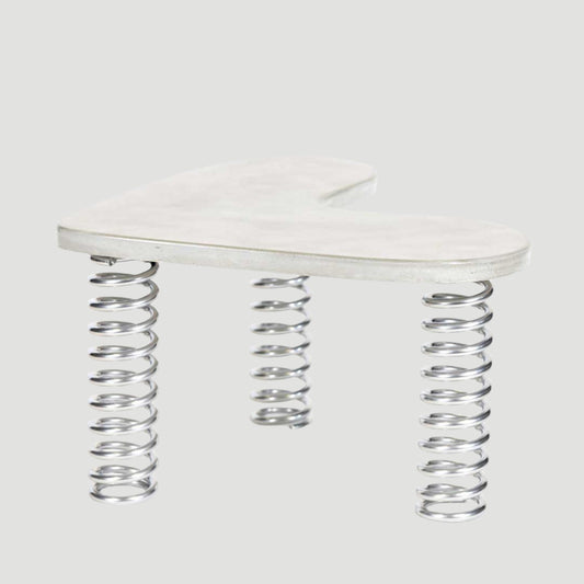 Easy Love - Coffee Table Natural Concrete & Silver Springs