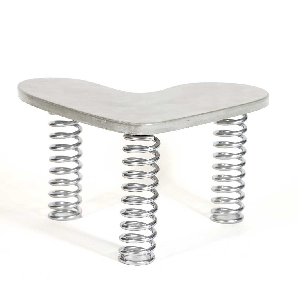 Easy Love - Coffee Table Natural Concrete & Silver Springs