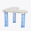 Easy Love - Coffee Table Natural Concrete & Blue Springs
