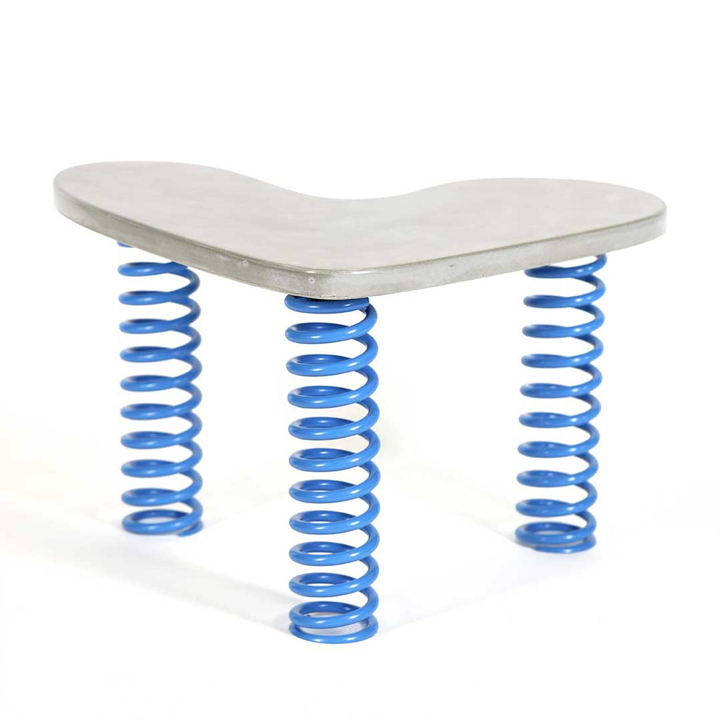 Easy Love - Coffee Table Natural Concrete & Blue Springs