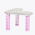 Easy Love - Coffee Table Natural Concrete & Pink Springs
