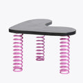 Easy Love - Coffee Table Dark Concrete & Pink Springs