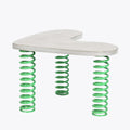 Easy Love - Coffee Table Natural Concrete & Green Springs