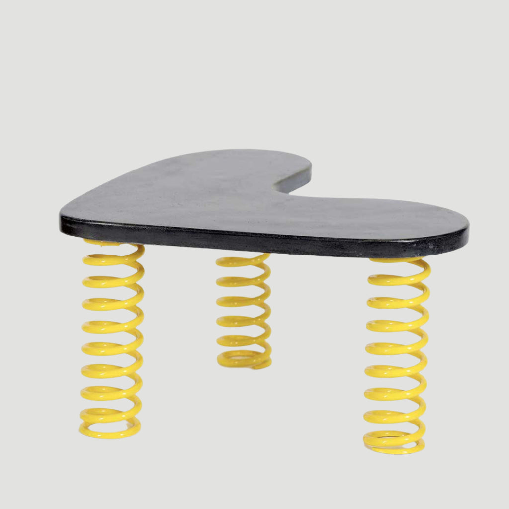 Easy Love - Coffee Table Dark Concrete & Yellow Springs