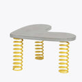 Easy Love - Coffee Table Natural Concrete & Yellow Springs