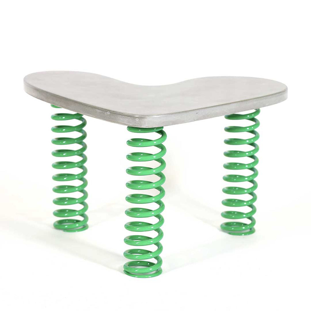 Easy Love - Coffee Table Natural Concrete & Green Springs