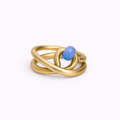 Loop - light gold / blue