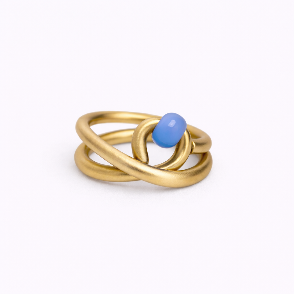 Loop - light gold / blue