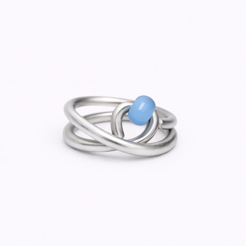 Loop - silver / blue