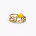 Loop - light gold / red