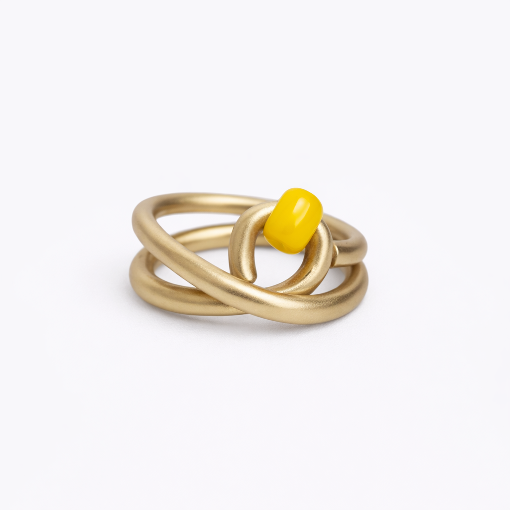 Loop - light gold / red