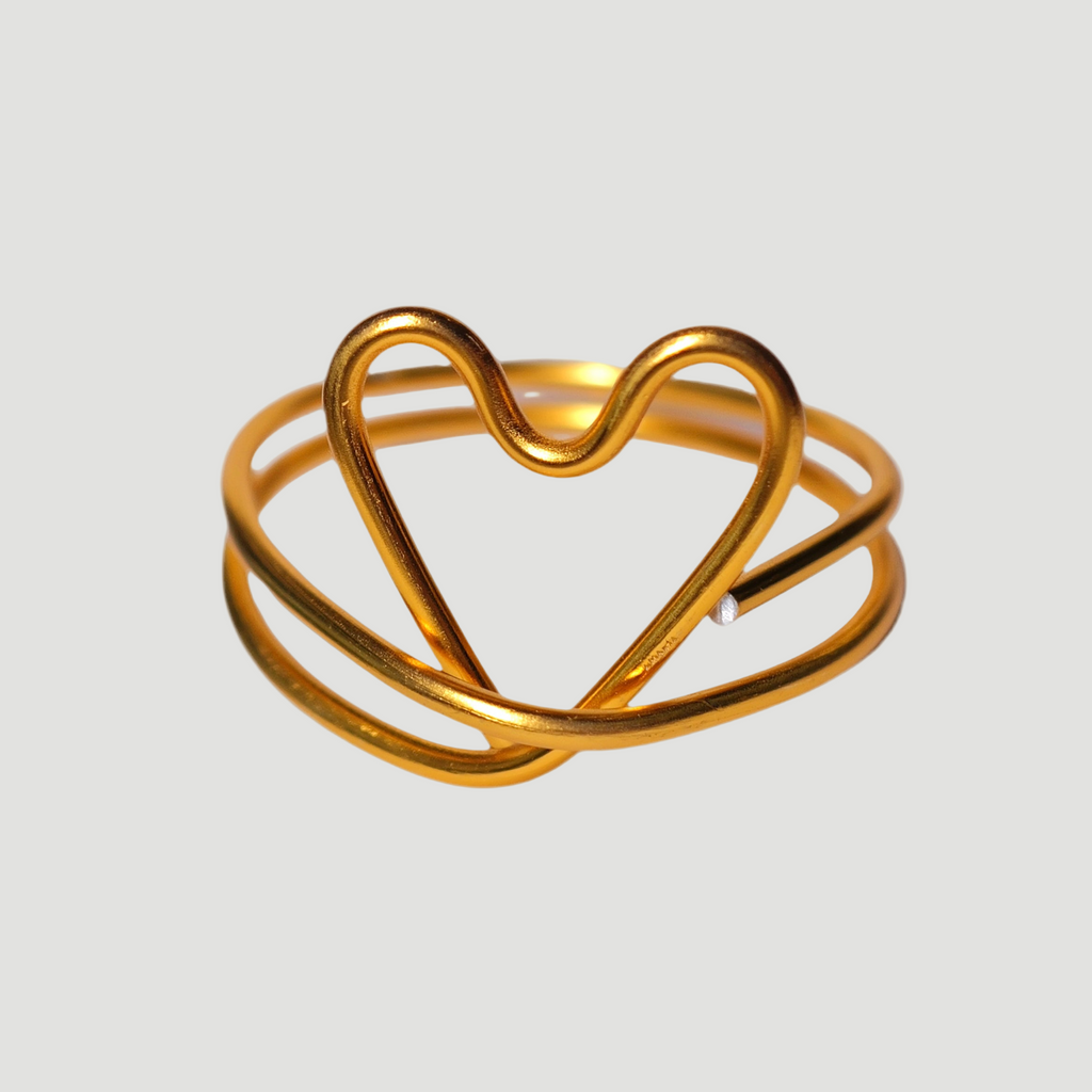 Easy Love bangle- Dirty Golden