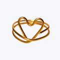 Easy Love bangle- Dirty Golden