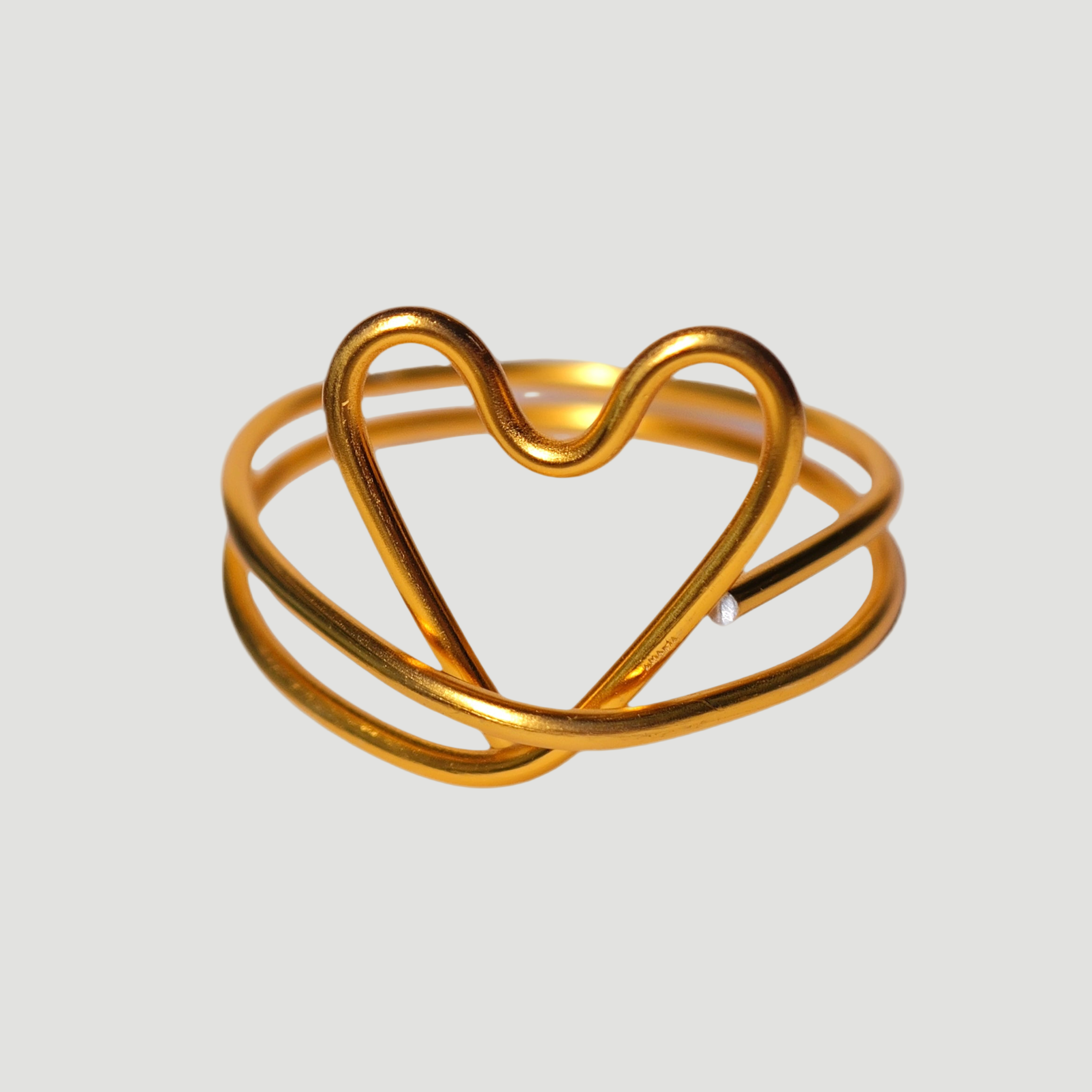 Easy Love bangle- Dirty Golden