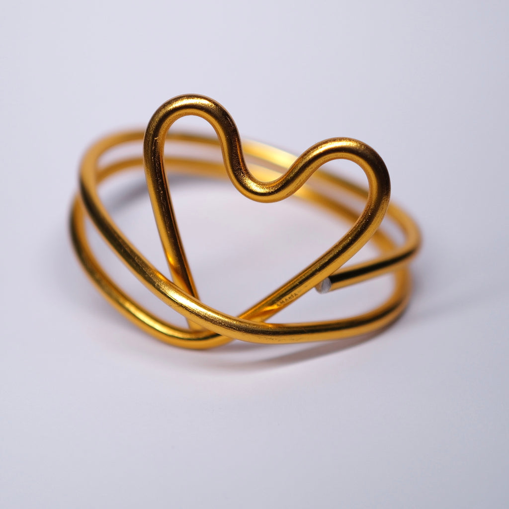 Easy Love bangle- Dirty Golden