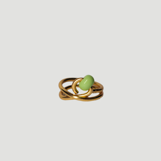 Loop - gold / green