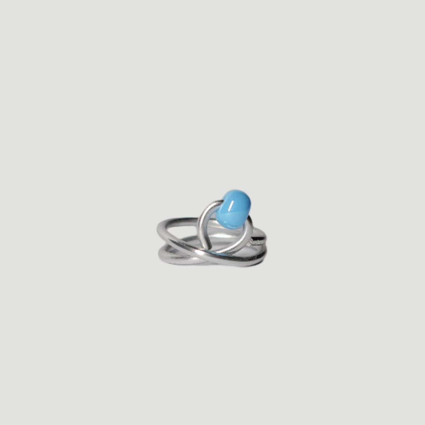 Loop - silver / blue
