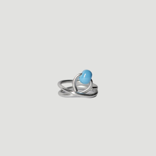 Loop - silver / blue