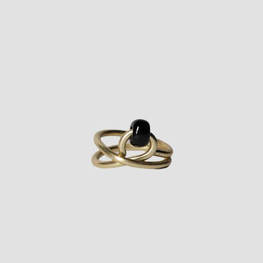Loop - light gold / black