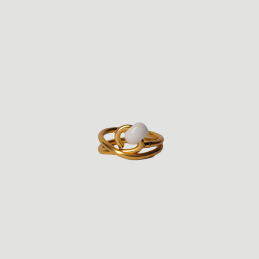 Loop - gold / white