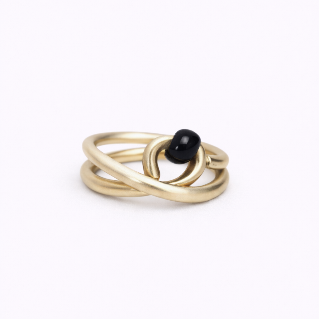 Loop - light gold / black